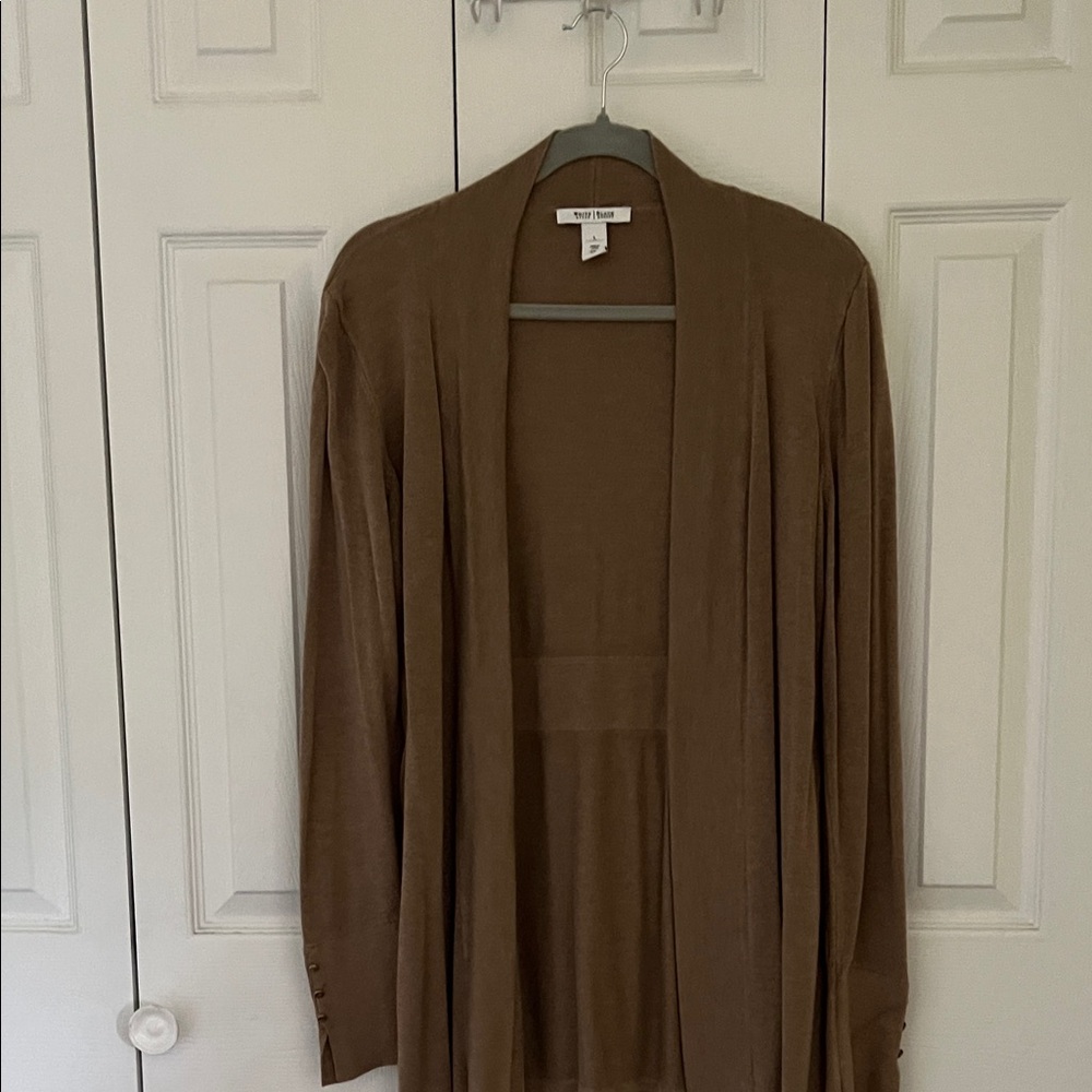 White House Black Market Tan Cardigan